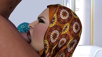 Preview 3 of Smom Mummified - Muslim milf and teen blowjob