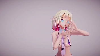 Preview 2 of Malay Suare Manja - MMD R18 Apple Pie  Micro Bikini Skirt ONE