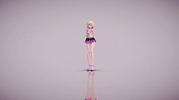 Preview 1 of Malay Suare Manja - MMD R18 Apple Pie  Micro Bikini Skirt ONE