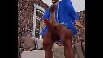 Preview 3 of Shor Shorts - handsome hunk heyward woke up horny and rubs one out