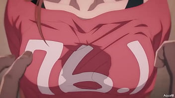 Preview 2 of Bat Up Sex - Shinji grabs Power&#039_s boob