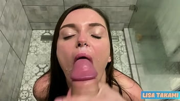 Preview 4 of Bbc Brutal Thai - Cute Teen Sucking Cock And Gets Cum On Her Face - Lisa Takami