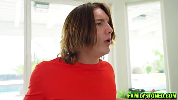 Preview 1 of Donne Vecchie Che Si Masturbano - Stepsiblings Axel Haze and Maya Farrell can bond again in a different way and its by having a hot sex behind their stepdad