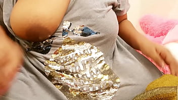 Preview 4 of Hot Black Sex Video - Brother wife showing big boobs