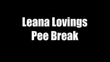 Preview 1 of Young Nude Wife - [Rare Video] Leana Lovings Pee Break (ATK Galleria)