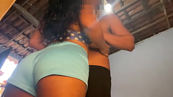 Preview 1 of Small Monkey - neighbor waits for her husband to go to work and comes to my house to take dick