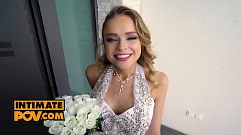 Preview 1 of Romantic Esxvideo - POV - Fucking your new bride Alexa Flexy in her wet pink pussy