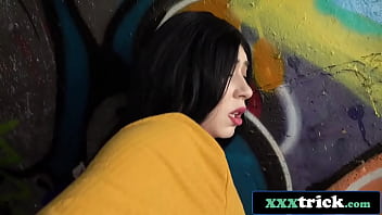 Preview 4 of Sunny Leona Lux - All-Natural Busty American Babe Picked-Up and Fucked In Europe