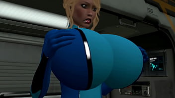 Preview 3 of Porns Star Alena - Samus Breast Inflation