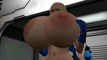 Preview 4 of Porns Star Alena - Samus Breast Inflation