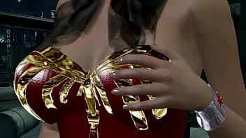 Preview 3 of Sema Let Xxx - Wonder Woman Belly Inflation