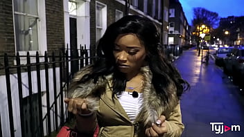 Preview 1 of Margaret Peggy - Hot Ebony Kiki Minaj having a DP with 2 hard cocks