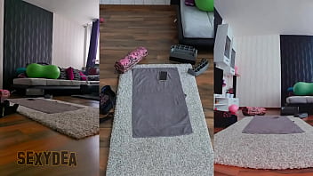 Preview 2 of Russia Actrss Sex Dp - Dive into Pure Sensuality: Triple Cam View of My Naked Workout!