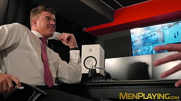 Preview 1 of Pashab Bath Room - Businessman receives a wet blowjob before fucking his man