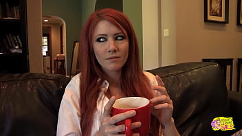 Preview 1 of Foxy Di First Time - So this redhead lesbian skinny ass bimbo loves her pink taco to be eaten out