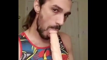 Preview 1 of Virgin Gf Sister - Sissy John DeFonce loves to suck dick for his gf Jackie