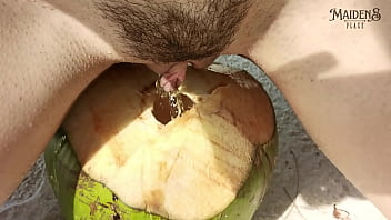 Preview 3 of Rajwap Free Sex - Pee Pee Coconut for my man