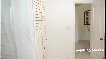 Preview 1 of Dog Xnnx - Walked In On Ebony Masseuse Masturbating In Shower - Will Pounder,  Chanel Heart