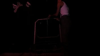 Preview 1 of And Dad Real Sex - Caprino hardcore two headed dildo fuck