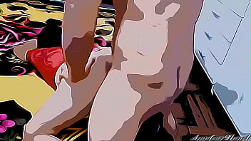 Preview 3 of Brother On The Bed - Hermanastra Inocente Quiere Aprender a tener Sexo y su Hermanastro Se Aprovecha para Quitarle la Virginidad Parte 1 - Version Cartoon