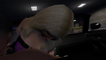 Preview 3 of Gay Backshotz - GTA 5 - Franklin gets a Hooker service