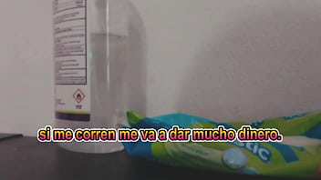 Preview 3 of Fist Lime - le meto toda la verga a la puta de mi sirvienta mientras mi mujer sale a la tienda,  casi nos cachan pero le eche toda la leche en el culo,  habla como una puta - mexicana dialogos calientes