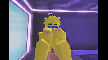 Preview 2 of Schoolgirl Sexy Video In - Roblox Noob girl get&#039_s fucked by a BWC in a Roblox Condo