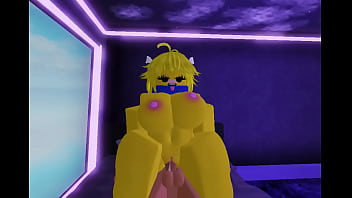 Preview 1 of Schoolgirl Sexy Video In - Roblox Noob girl get&#039_s fucked by a BWC in a Roblox Condo