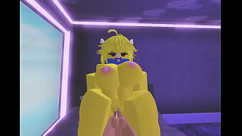 Preview 4 of Schoolgirl Sexy Video In - Roblox Noob girl get&#039_s fucked by a BWC in a Roblox Condo