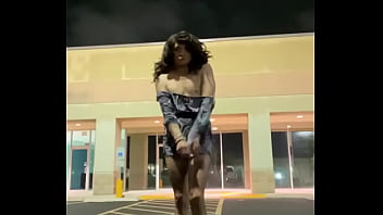 Preview 4 of Cum Sollows - Connie stripping outdoors