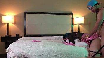 Preview 3 of Www Xxxcom Indin Hd - TS in Chastity Fucked Doggystyle