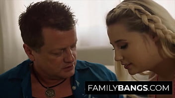 Preview 2 of Tomb Rayder - FamilyBangs.com ⭐ Stepdad Wets the Bed with Daughter&#039_s Sweat,  Carolina Sweets,  Eric Masterson