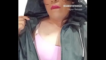 Preview 2 of Shemale Cop Fuck Woman - #tranny #travesti #crossdresser #femboy #transgirl #trannygirl #shemale