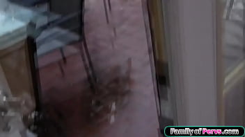 Preview 2 of Jasmine Jea Xnxx - Im caught spying on my showering stepsis