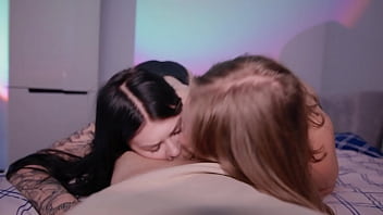Preview 4 of Cam Girls Bath - TWO STEPSISTERS GOT DOUBLE DEEP THROAT