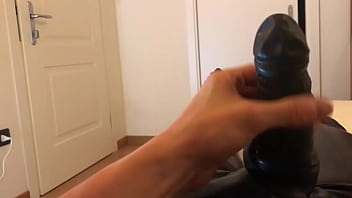 Preview 4 of Bigboob Wife Drilled By Son - Testing my new latex bloxer