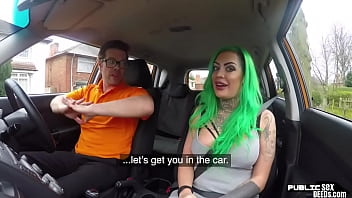Preview 2 of Open Ur Pussy Wide - British babe publicly squirts after doggystyle
