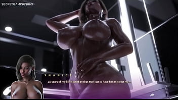 Preview 1 of Yung Step Mom - Apocalust #09 - Dude gets carried away massaging his HOT BUSTY STEPMOM - 3D Porn Game