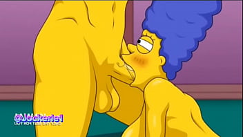 Preview 4 of Drdi Teens - Marge Simpson Se Fait Sodomiser Par Carl Et Lenny