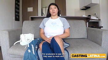 Preview 1 of Domination Bbw Goth - Massive titted amateur BBW latina thot Kaori convincing the perv producer