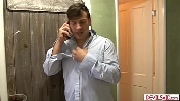 Preview 1 of France Amateur Taboo - Perv guy licking and ass fucking workmates teen stepdaughter