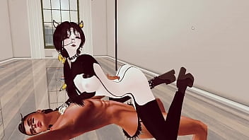 Preview 4 of Daughter And Mom Xv - Gothic kawaii girl fucked
