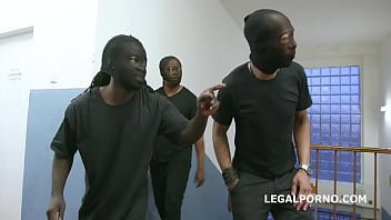 Preview 2 of Australian Movies Sex Scenes - Masked Looters Vs Nicole Black Balls Deep Anal,  Manhandle,  Gapes,  Facial GIO1323
