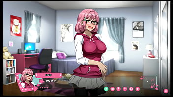 Preview 3 of Ava Avlav With Boys - Futa Fix [ Futanari Hentai Game PornPlay ] Ep.4 fucking her throat in the clothes changing room