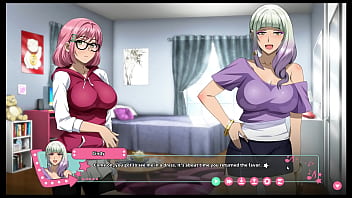 Preview 4 of Ava Avlav With Boys - Futa Fix [ Futanari Hentai Game PornPlay ] Ep.4 fucking her throat in the clothes changing room