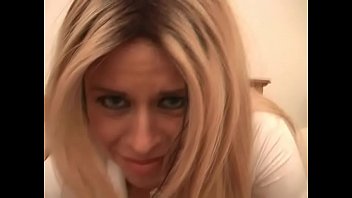 Preview 1 of Pretty Face Massive Boobs - Big boobed Daphne Rosen sucks big cock