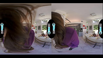 Preview 1 of Bbw Young Cutie Pornpage1 - WETVR Hot Sorority Blonde Sneaks In Boyfriend For A Hot VR Fuck