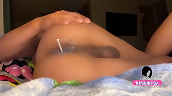 Preview 2 of Shower Warm Pising - I want a lot of men to come through my bedroom window and fuck me hard when I&#039_m lying on the bed