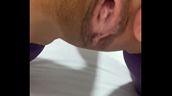 Preview 3 of Zaskia Goti - Purple Open Crotch open pussy fuck