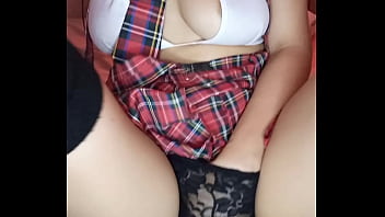 Preview 3 of Wat Tits5 - cute horny student fingers herself until she cums,  how delicious she does